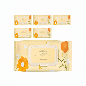 Salviette Struccanti Profumate alla Camomilla The Saem Garden Pleasure, 100 Fogli, Confezione da 6, in Offerta - Product Image 1