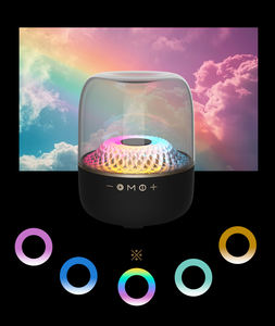 Mini Boom Box Sans Fil Portable avec <span class=keywords><strong>Subwoofer</strong></span> pour Extérieur, Haut-parleur 5.4, LED RVB, Étanche IPX2, Autonomie de 10 à 15 Heures - Product Image 1