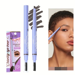 Crayon à sourcils double embout le plus populaire, longue tenue, résistant à l'eau et à la transpiration, 2-en-1, séchage rapide, avec brosse intégrée - Product Image 1
