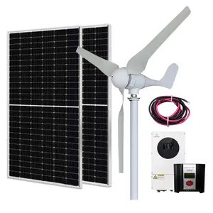 Home3kw 5KW Off Grid Trạm điện cầm tay năng lượng mặt trời Máy phát điện 5000 Wát 10KW năng lượng mặt trời tuabin gió lưới Tie gió/năng lượng mặt trời hệ thống