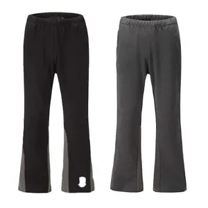 Pantaloni da jogging svasati da uomo Casual di vendita caldi pantaloni sportivi impilati da uomo in cotone elastico in vita