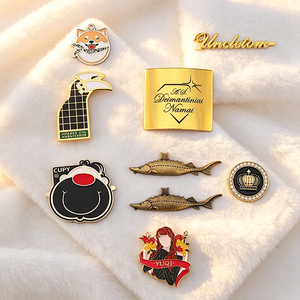 Customized Brand Engraved Metal Plate <b>Tags</b>, Premium Metal Logo Labels for Clothing Decoration - Product Image 3