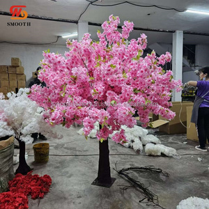 Decoración para Pasillos de Eventos y Fiestas LEDA, Árbol de Flores de Cerezo Rosa de 2 Metros, Árbol de Flores de Sakura Artificial para Bodas - Product Image 3