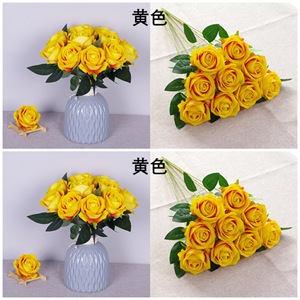 Nhà Máy Bán buôn sang trọng hoa Hồng Nhân Tạo hoa trang trí đám cưới nhung tăng ngày Valentine - Product Image 6