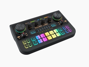 Huayi Voice X1 Sound Crad puede <span class=keywords><strong>cambiar</strong></span> la <span class=keywords><strong>voz</strong></span> con reverberación para Youtube Podcast Live Streaming - Product Image 4