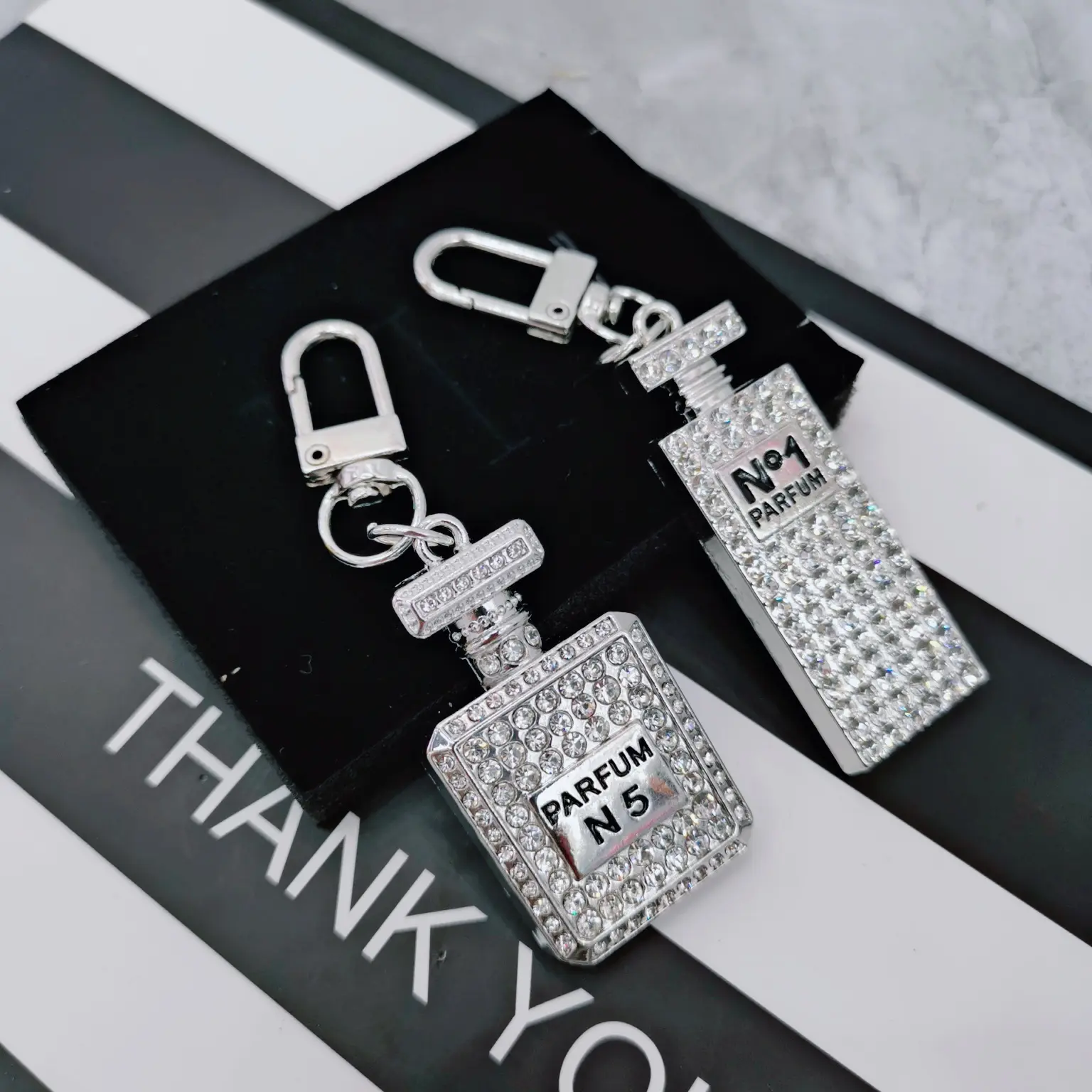 RENHUI Glitter Arte Pintura Diamante Bling Chaveiro Chaveiro Personalizado Metal Strass Chaveiros Chaveiro