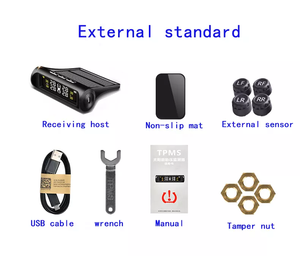Tpms năng lượng mặt trời không dây giám sát áp suất lốp TPMS xe giám sát áp suất lốp hệ thống - Product Image 4