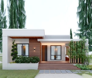 Villa préfabriquée moderne <span class=keywords><strong>et</strong></span> populaire Maisons de 3 chambres à coucher Maisons bon marché à ossature en acier d'un étage - Product Image 1