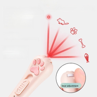 Pointeurs laser en forme de patte de chat, lampes de poche LED, stylo pointeur laser, jouet laser pour chat, jouet interactif pour chat