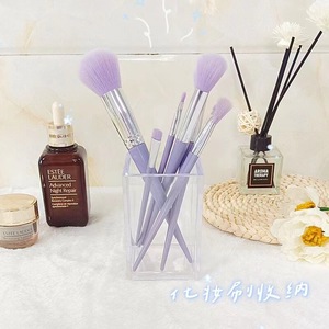 Porte-stylo en acrylique transparent, boîte de rangement carrée pour bureau, organisateur de papeterie pour étudiants, Design Simple et minimaliste - Product Image 4
