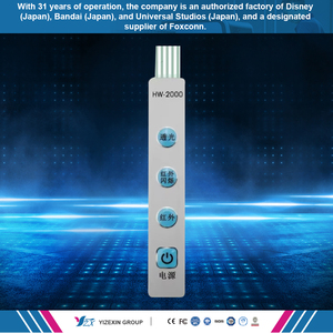 Interruttore a membrana in <span class=keywords><strong>Silicone</strong></span> per prodotti per adulti, impermeabile e muto, pannello di controllo per giocattoli intimi - Product Image 2