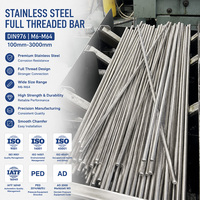 Stainless Steel Full Threaded Bar Full Threaded Stud DIN976 M6-M64 100mm-3000mm