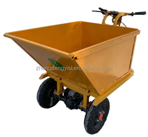 Site Hand Overturning Construction Engineering Handcart 3 Wheel Cargo <b>Bike</b> Adult Electric Hand Trolley Tricycles - Product Image 4