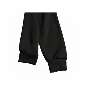 Sweat-shirt à capuche et survêtement unisexe personnalisable avec fermeture éclair écologique imprimé dessin animé western à la mode d'automne - Product Image 1