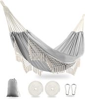 Danlong Hot Selling Grote Braziliaanse Macramé Kwast Hangmat Buiten Anti-Kantel Prinsessen Stijl Hangende Buiten Camping Hangmat