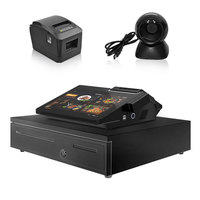 Máquina pos con pantalla táctil de 11,6 pulgadas Android/Windows con batería de escáner de Impresora Todo en un sistema POS de caja registradora en la nube