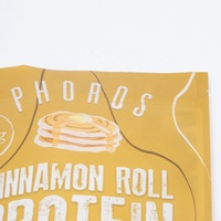Sacs refermables à fermeture éclair, emballage en plastique pour mélange de crêpes et gaufres aux protéines