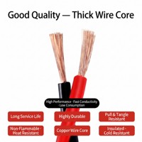 Cable de Cobre Libre de Oxígeno Resistente al Fuego RVS de 2 Núcleos, Multitamaño, con Aislamiento de PVC, Par Trenzado, Directo de Fábrica, para Complejos Residenciales