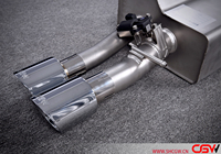 Système d'échappement Catback à trois valves en acier inoxydable haute performance pour Audi A6 C7 2.0T (2011-2018)
