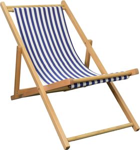 Chaise longue de plage pliable en <span class=keywords><strong>bois</strong></span> personnalisée en <span class=keywords><strong>tissu</strong></span> rayé pour l'extérieur avec logo pour la bière Cambodgienne Tennent's - Product Image 5