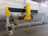 Sierra de Puente CNC de Alta Calidad JK para Corte de Piedra con Motor Servo AC y Bomba de Engranajes para Corte de Mármol, Granito y Cuarzo