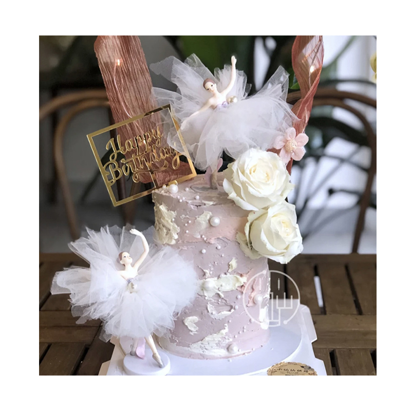 24 Topper Per Cupcake A Forma Di Fata – Decorazioni Per Torte Compleanno Tema Angeli E Ballerine - 4