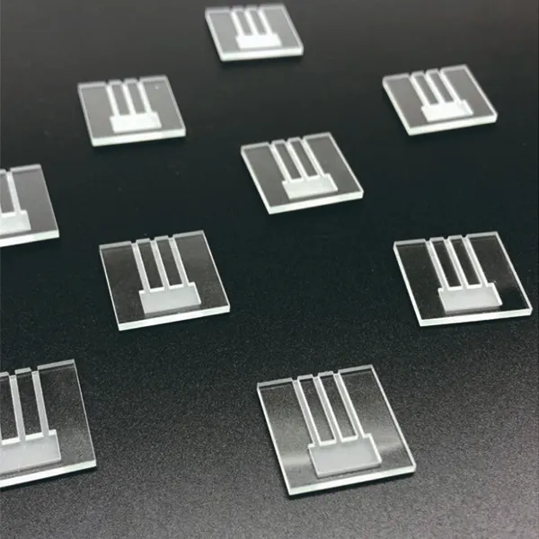 Jin Tuojie Patrón de grabado láser de vidrio ITO personalizado, conductividad de óxido de estaño indio de laboratorio Vidrio Ito grabado de cobre bajo en hierro