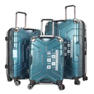 Morden doppio manici ABS Trolley grande capacità set valigie da viaggio set 3 pz 20 "/24"/28 "custodie di alta qualità