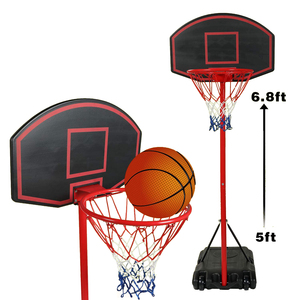 Sistema <span class=keywords><strong>de</strong></span> soporte <span class=keywords><strong>de</strong></span> aro con ruedas para niños y adultos, <span class=keywords><strong>Mini</strong></span> portería <span class=keywords><strong>de</strong></span> <span class=keywords><strong>baloncesto</strong></span> al aire libre, ajustable en altura, portátil, personalizado, 10 pies - Product Image 6