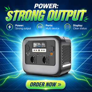 Estación de Energía Portátil Todo en Uno de 700W, Doble CA, Onda Sinusoidal Pura, USB-C PD 3.0, LED Solar, para Camping y Actividades al Aire Libre - Product Image 5