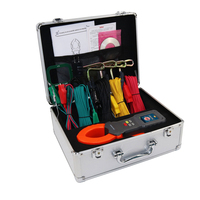 Medidor de Resistencia de Tierra con Abrazadera, 1800 Ohm, 50A, Fuga de 3-4 Cables, 30kOhm, Resistividad del Suelo, USB, TFT, OEM