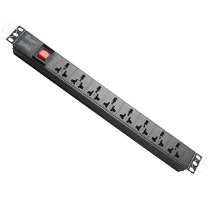 Cabinet attachment universal style 6ways PDU Power Supply Switched Rack for Data Center PDU Power Distribution Unit