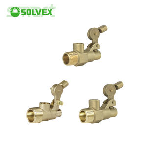 SOLVEX Messingkörper-Kugelventil 1/2 <span class=keywords><strong>3</strong></span>/4 Hydraulischer Manueller Wasserstandsregler Gas-Kugelventil mit Außengewinde und Innengewinde - Product Image 1
