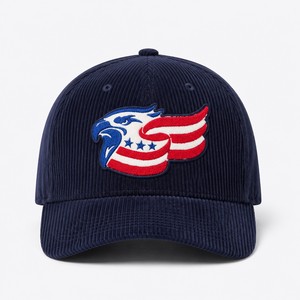 Gorra de Béisbol Bordada con Logotipo Personalizado al por Mayor, Gorra de Béisbol Bordada en Chenilla, Gorra de Pana Vintage de 6 Paneles con Visera Curva Estructurada - Product Image 2