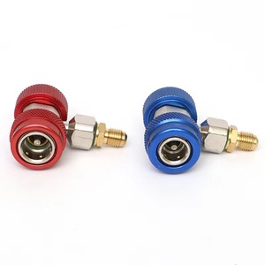 Có thể điều chỉnh R134a <span class=keywords><strong>Adapter</strong></span> Phụ kiện với cao-thấp nhanh chóng Coupler chuyển đổi kết nối cho điều hòa không khí và tuyết hạt giống Freon refri - Product Image 6