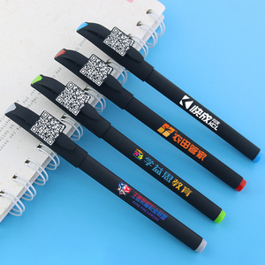 Stylos publicitaires personnalisés, stylo gel, corps en plastique de 14 cm, impression sérigraphique, stylo promotionnel - Product Image 2