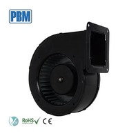 Ventilador Centrífugo de 120 mm con Motor EC de 48 V, Entrada Única, Control de Velocidad PWM, Energía Solar, Rodamiento de Bolas, Acero Galvanizado