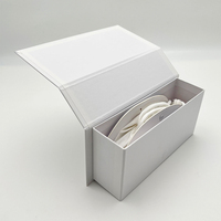 Boîte en papier blanc Lunettes Logo personnalisé Luxe Populaire Emballage unique Vernis à ongles Huile Cadeau Vente en gros Boîte en papier pour lunettes