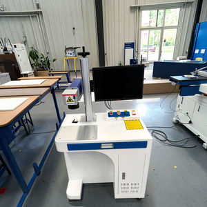 เครื่องเลเซอร์ไฟเบอร์ 30w สำหรับทำเครื่องหมายบนโลหะ ผลิตภัณฑ์โลหะ เครื่องประดับ แก้ว พลาสติก - Product Image 1