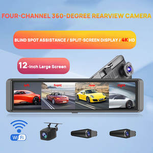 360 Graus Quatro Canais Traço Cam T80 com 3 Câmeras ADAS Detecção De Ponto Cego Tela De 11.26 Polegadas e Ativação De Voz - Product Image 4