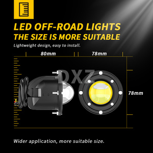 Faro da Lavoro DXZ Nuovo, Bi-Colore <span class=keywords><strong>LED</strong></span> da 3 Pollici, Impermeabile IP67, 12V, 10000 Lumen, 16W, Certificato CE, per Guida Fuoristrada - Product Image 2