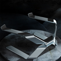 Soporte de Aluminio para Portátil OEM de Fábrica, Ajustable, Elevador de Escritorio Universal para Portátiles de 17.3 Pulgadas