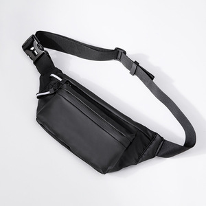 Wasserdichte Kleine Umhängetasche Herren Diagonale Hüfttasche Schwarz Fabrikpreis Herren Cross-Border und Rucksäcke Modische Taschen CN;GUA - Product Image 2