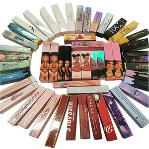 Gradient Son môi Ống bao bì môi lót Bộ dụng cụ Son bóng tùy chỉnh hộp đen hộp mỹ phẩm in Offset giấy tráng chấp nhận - Product Image 6