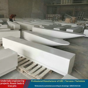 Outdoor Bamboo Tree Pool <b>Bench</b> Custom-Made for Squares Parks Tycorite Leisure Chair Decoration - Product Image 6