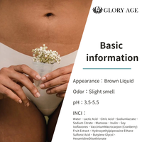 Gel Raffermissant Vaginal, Lotion d'Hygiène Féminine aux Herbes Naturelles et Acide Lactique, Qualité Cosmétique, Non Médicamenteux, pour l'Équilibre du pH et la Sécurité