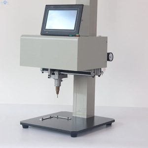 Máquina de marcado neumática, 220V, 590W, etiquetado permanente para tuberías, láminas, cartones, plásticos, metales, codificación, impresión por inyección de tinta - Product Image 1
