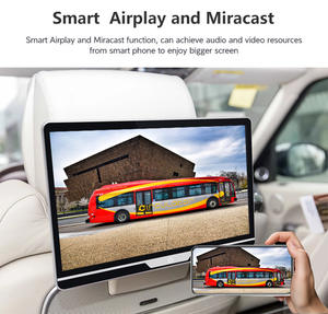 Заводская поставка 13,3 дюймов IPS сенсорный экран автомобиля для плеера Android Auto USB Stereo 1 год гарантии на заднее сиденье для развлечений - Product Image 3