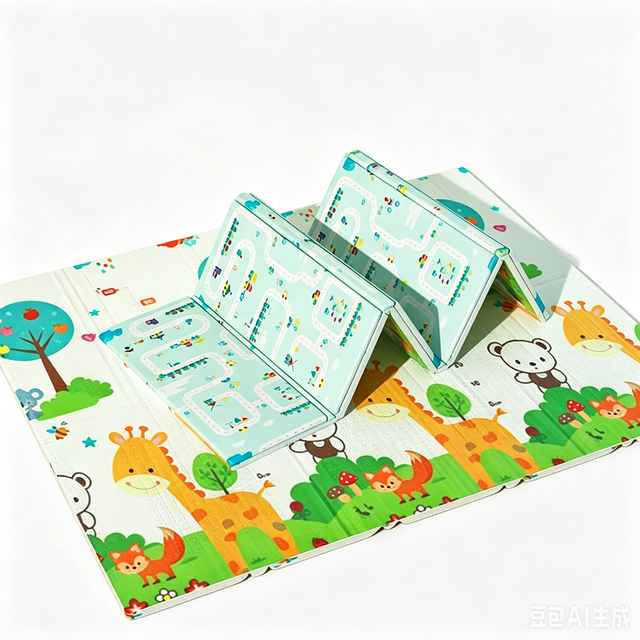 Supplier Xpe Folding Baby Play Mat Non-toxic Mat Eco-Friendly Large Folding XPE Play Mats Educational Waterproof Folding Mat