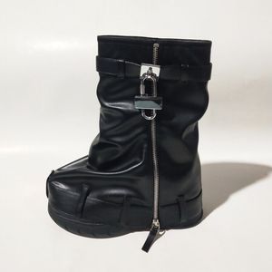 New Arrival Botas Plataforma Cut <b>Pants</b> Thick Sole Wedge Heel <b>Boots</b> Sexy Platform <b>Boots</b> for Women - Product Image 5